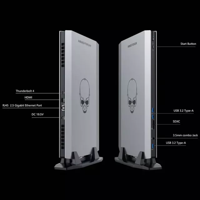 MINISFORUM NUCXi7 MINI GAMING PC INTEL i7 11800H 32GB RAM 1TB SSD RTX 3070