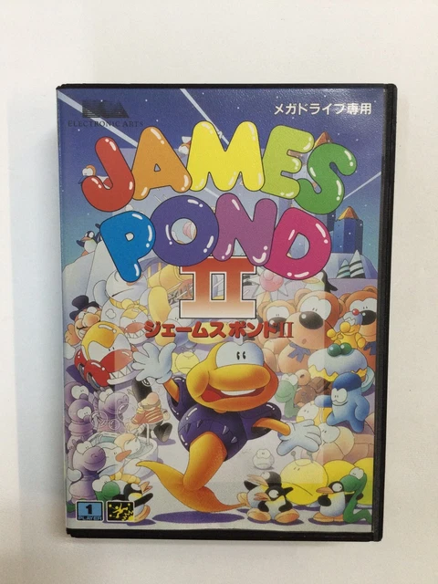 Jeu Sega Mega Drive – James Pond 2 – Version Japonaise (état TB)