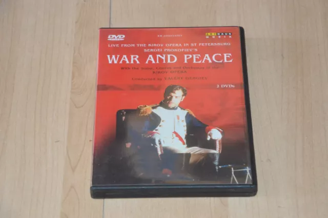 DVD musical WAR and PEACE - Sergei Prokofiev - opéra live