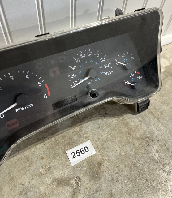 JEEP WRANGLER TJ 9700 Speedometer Gauge Instrument Cluster 125K
