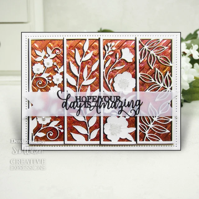 Creative Expressions Craft Dies by Sue Wilson-Blumen Panel Kollektion Buttertasse