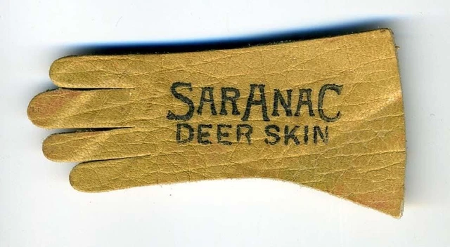 SarAnaC Deer Skin  Miniature Leather Glove Shaped Advertising