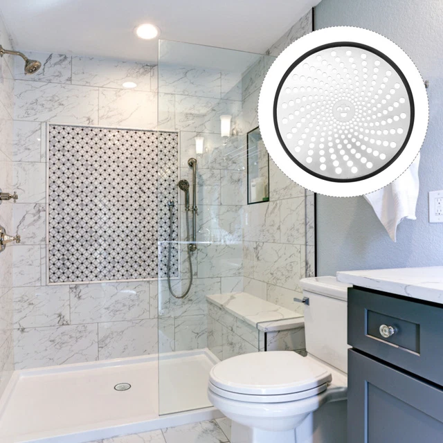 Scarico A Pavimento Doccia 110 Mm - Griglia Acciaio Inox, Bianco, 150x150 Mm - Foto 11