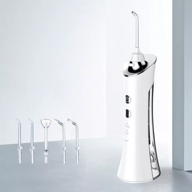 Professional Electric Teeth Cleaner Flosser Dental Oral Irrigator with 5 Tips 2