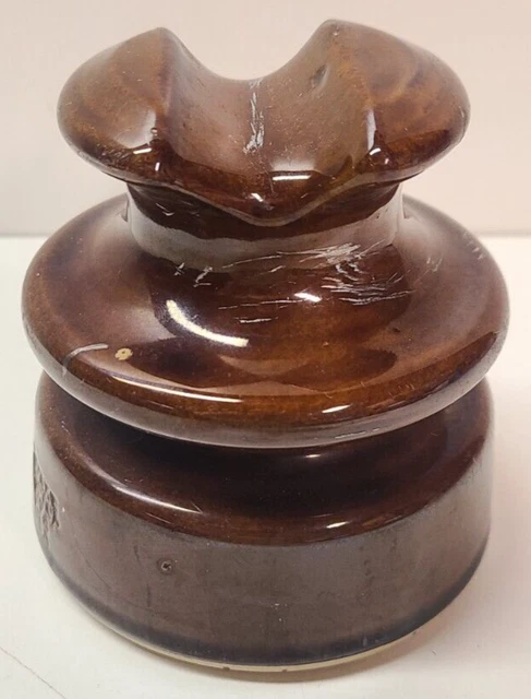 LOCKE HI-TOP 77A USA porcelain brown power insulator 4
