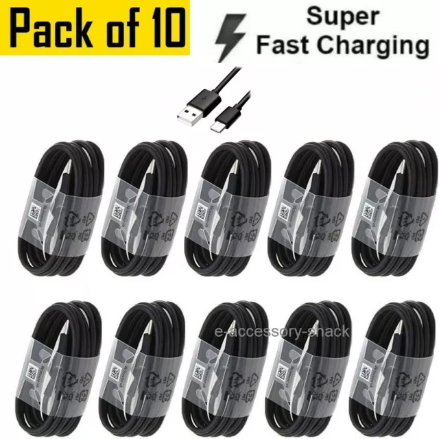 10x Type C to USB-A Fast Charge Cable Cord Charging Quick Charger Bulk Wholesale