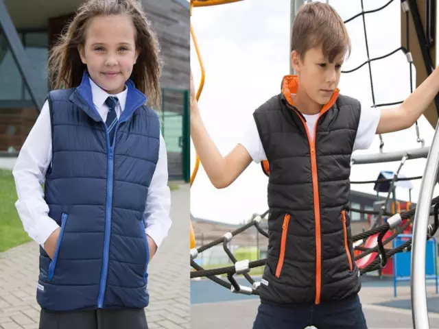 Giacca Leggera  Result Bambino Gilet Smanicato Trapuntato Giubbotto