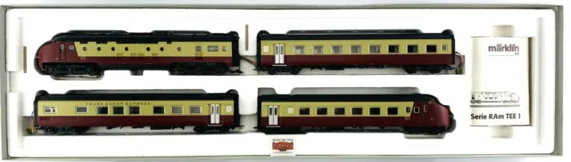 JM252 - MARKLIN H0 39700 - SET DE TREN DE PASAJEROS RAm TEE I - DIGITAL SOUND AC