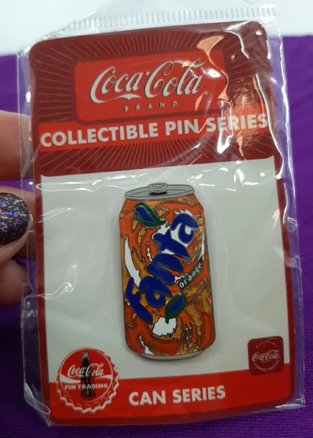 Coca Cola Collectible Fanta Pin Can Series 2000s Vintage