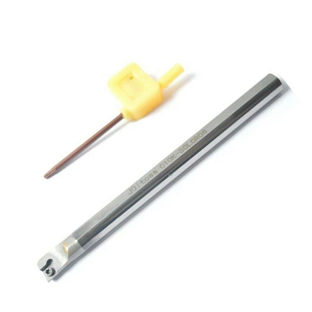1*wrench C10K-SCLCR06 Turning Tool Holder Carbide Handle Tungsten Diameter 10mm