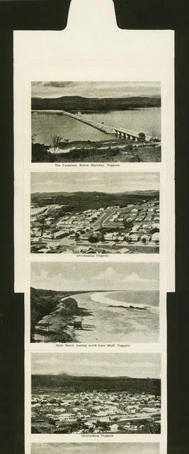Vintage Souvenir Postcard with Fold-Out Views ~YEPPOON, Queensland 3