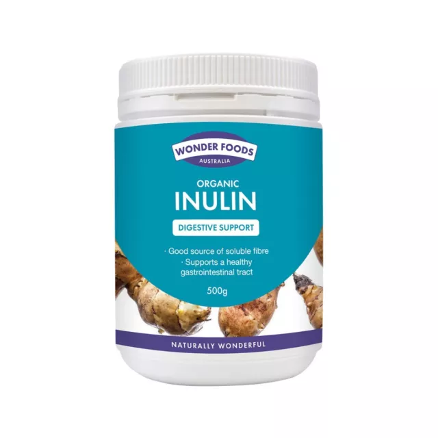 Wonder Foods Organic Inulin 500g Digestive Support