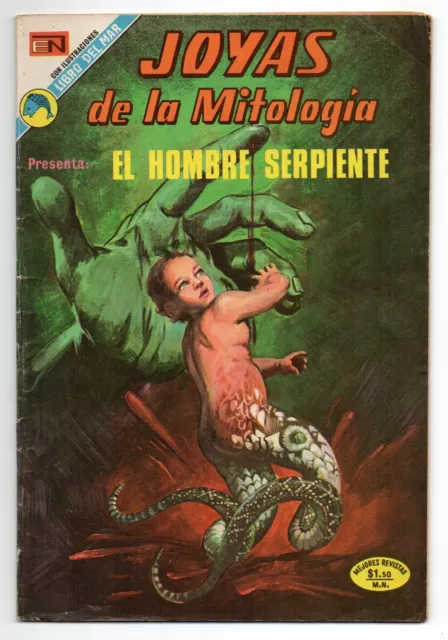 JOYAS de la MITOLOGIA #231 El Hombre Serpiente, Novaro Mexican Comic 1973