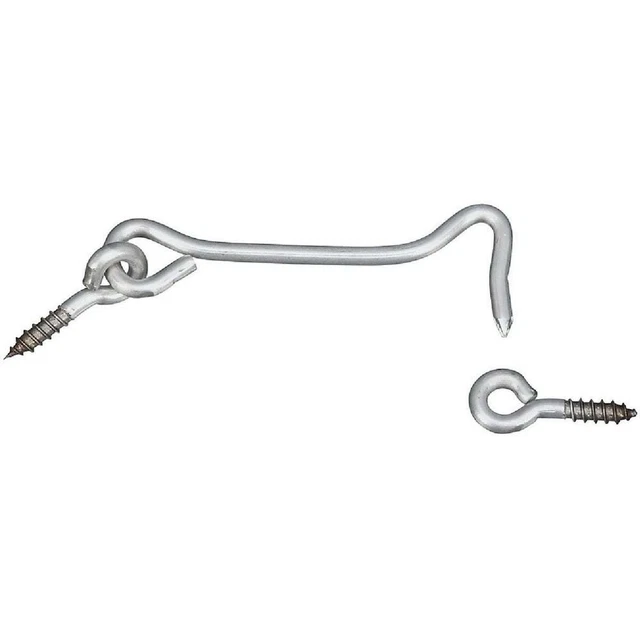 National Stainless Steel 4 In. Hook & Eye Bolt N348-417 Pack of 15 National