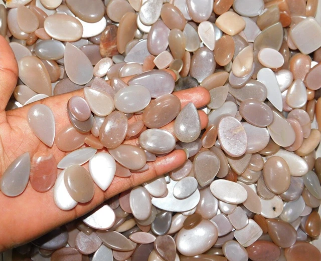 Moon stone Gemstone Natural handmade Stone Lot Moon Stone cabochon Wholesale Lot