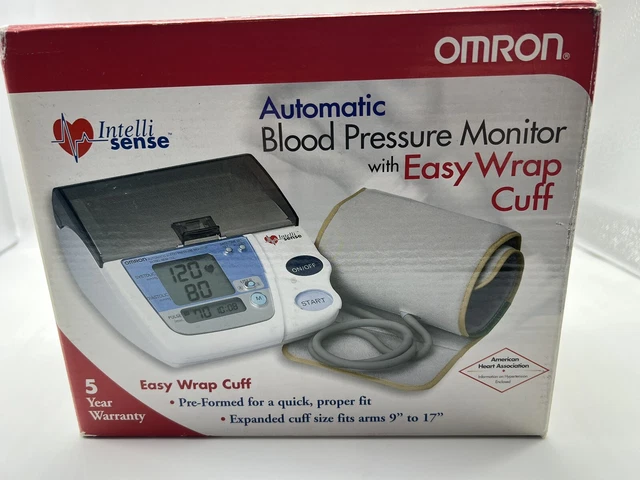 Monitor automático Omron Intellisense BP con puño fácil de envolver, modelo HEM-773AC