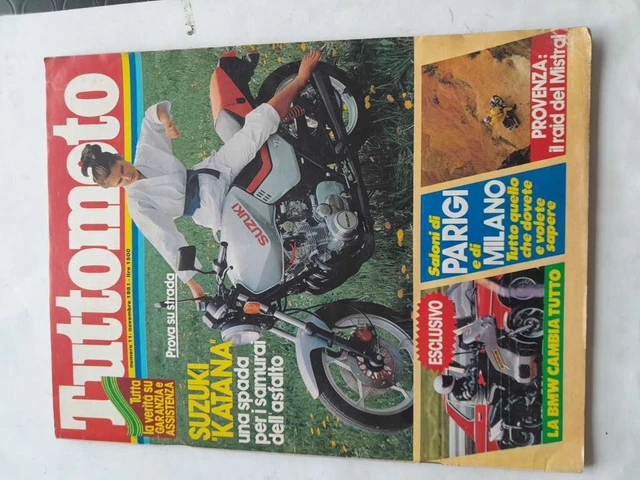 Tutto Moto Novembre 1981 Suzuki Katana