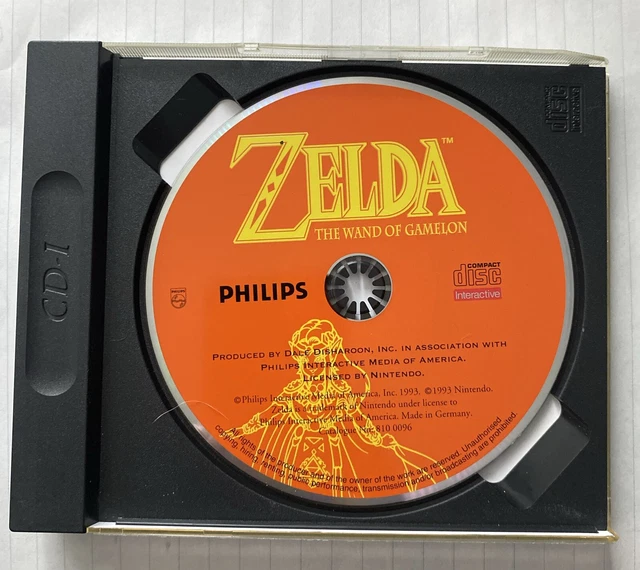 ZELDA THE MAGIC Wand Of Gamelon (Philips CDI) CDI Video Game Boxed