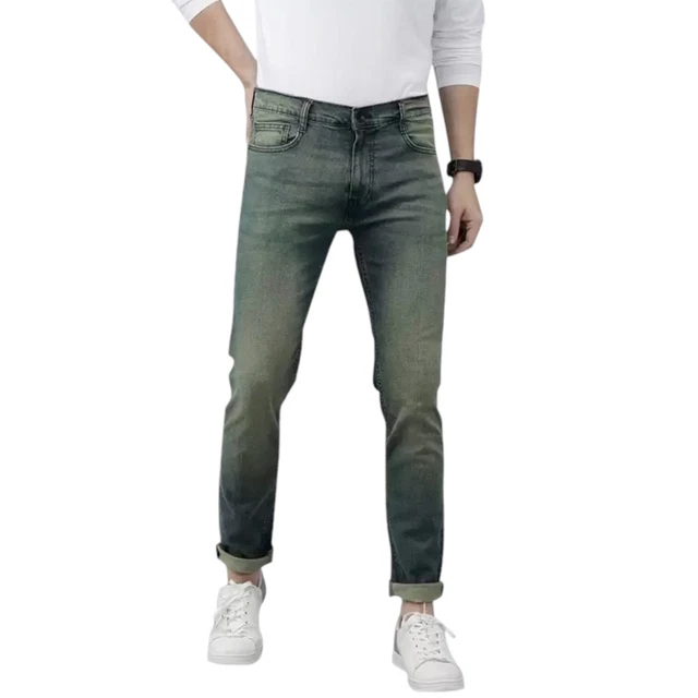Jean Slim Jaune Vif Pour Fille 5 Ans - Marque Du Pareil Au Même - Occasion En Excellent état