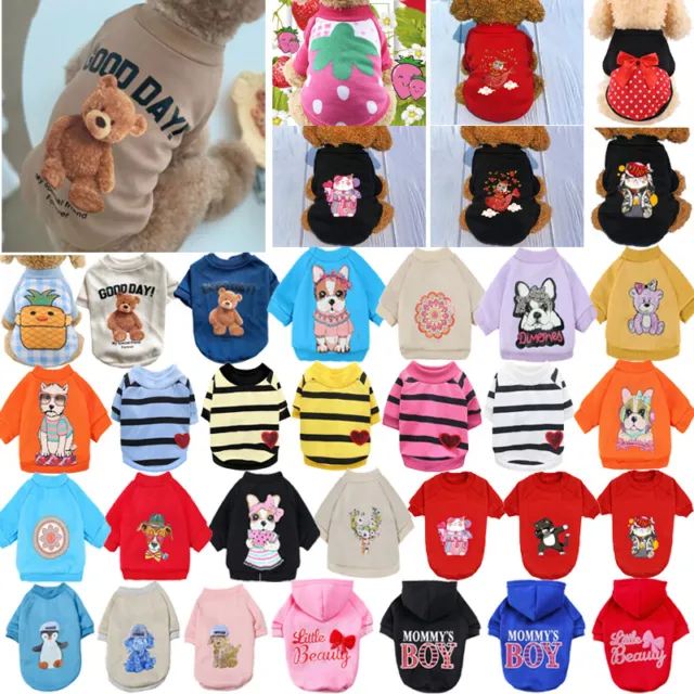 Pet Dog Clothes Puppy T Shirt Clothing For Small Dogs Puppy Chihuahua Hoodie US#