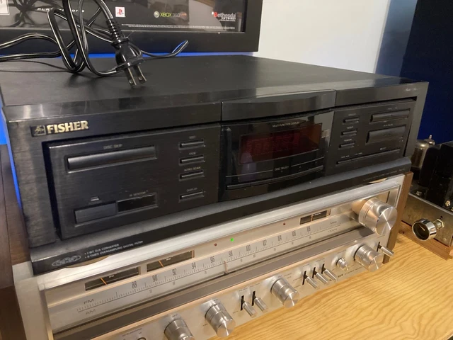 Fisher DAC-503 Digital Compact 5 Disc drawer CD Changer WORKS No Remote