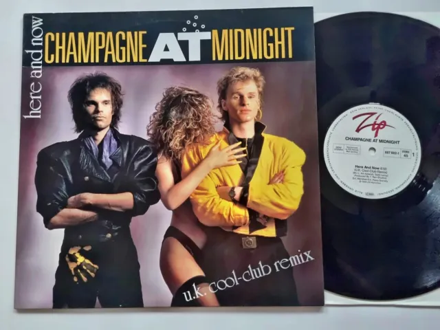 Champagne At Midnight - Here And Now (U.K. Cool-Club Remix) 12'' Vinyl Maxi