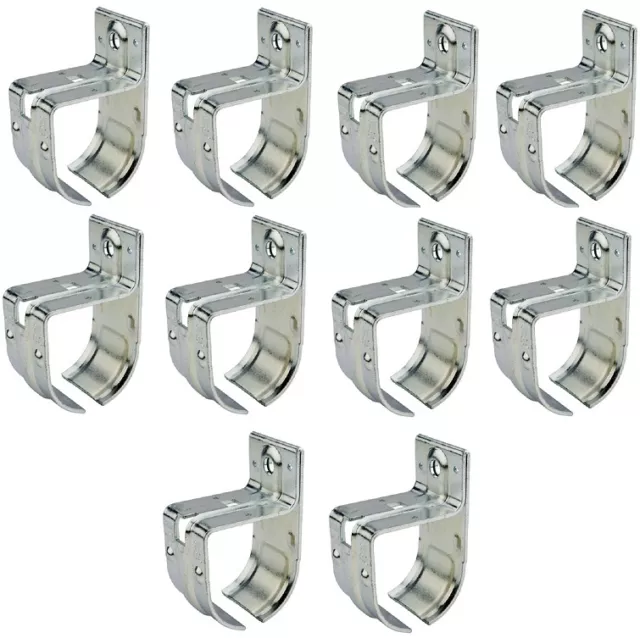 (10) pk National N100-006 DP5420BC Single Round Barn Door Rail Support Bracket