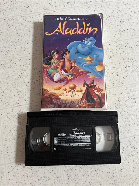 ALADDIN (VHS, 1993)BLACK Diamond, Classic Edition Excellent SHAPE VCR