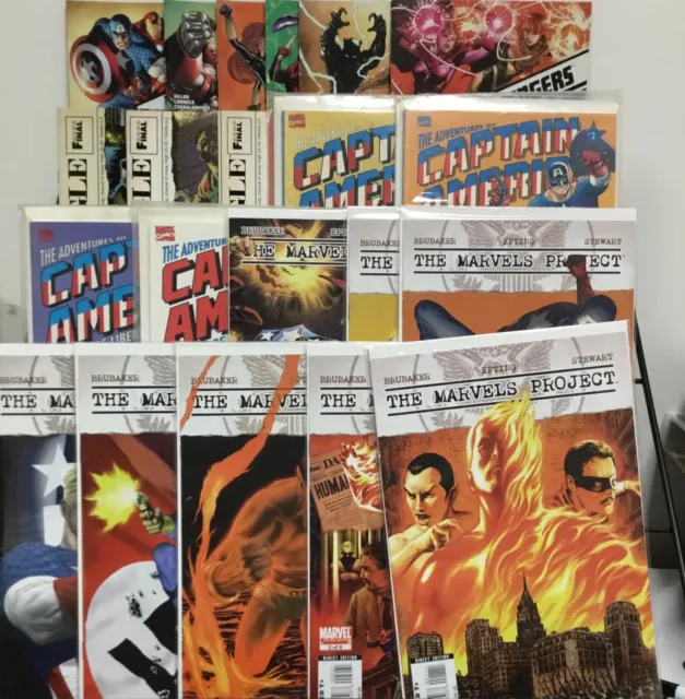 Marvel Comics Complete Sets Avengers vs. X-men, Daily Bugle, Cpt. America, T.M.P