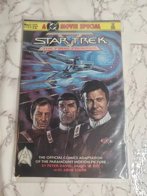 1989 Star Trek Movie Special Comic #1 Star Trek The Final Frontier DC Comics