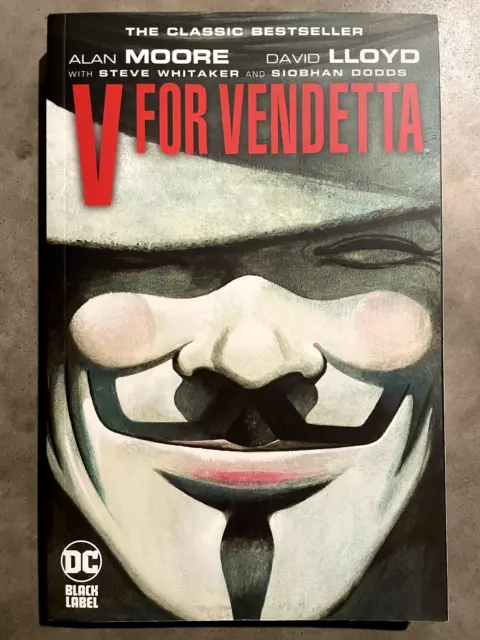 V For Vendetta Tpb Alan Moore Graphic Novel Dc Vertigo Comics