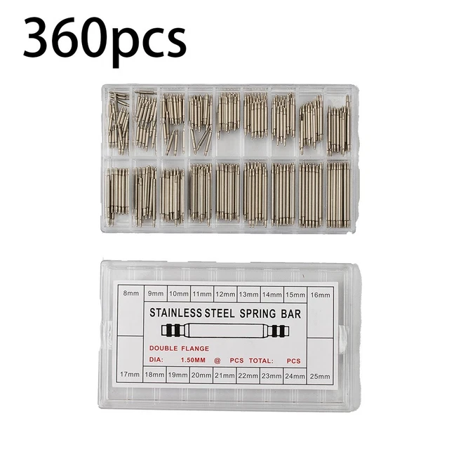 Lot De 10 Barres D'épingle Pour Bracelet De Montre 1x20mm Uxcell