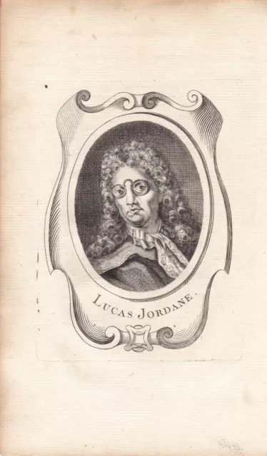 Portrait XVIIIe Luca Giordano Peintre Italien Baroque Ecole Napolitaine 1762 3