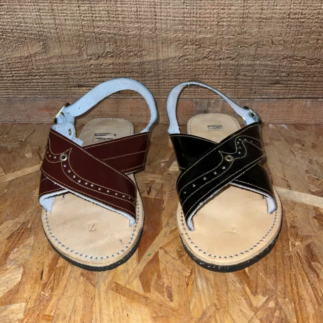 Huarache Artesanal Mexicano. Huarache Cruzado. Mexican Sandal Leather Hand Made