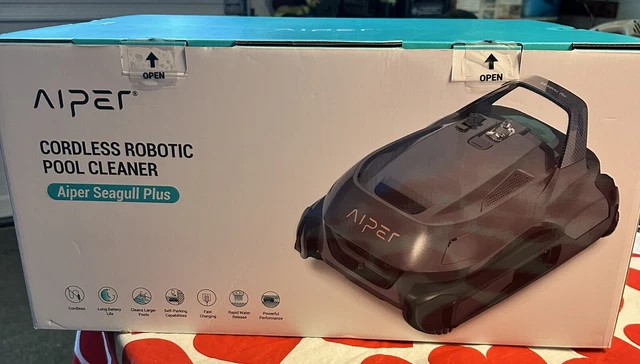 AIPER Seagull Plus Cordless Pool Vacuum, Robotic Pool Cleaner