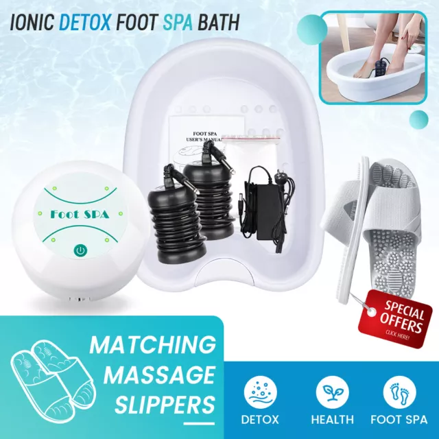 Ionic Foot Spa Bath Detox Machine Professional Ion Metal Detox Cleanse System