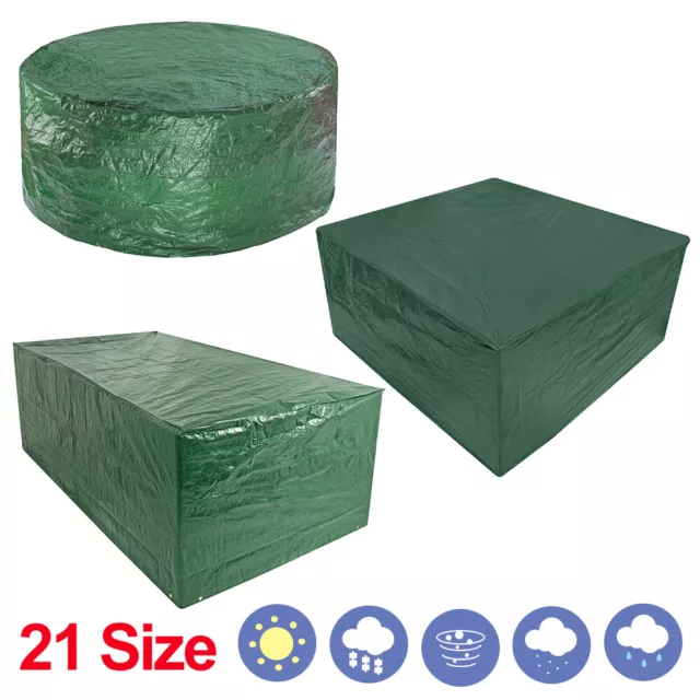 Garden Patio Furniture Covers Waterproof Cube Table Chair Set PE Cover Outdoor