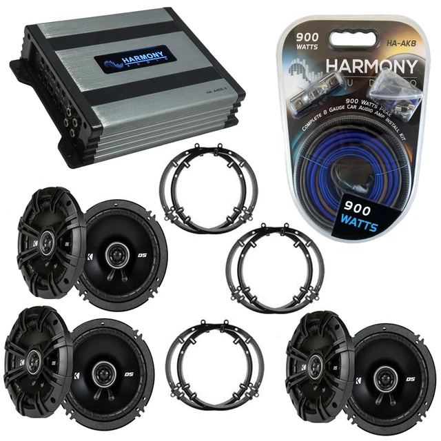Fits Volkswagen Passat 06-14 Speaker Replacement Kicker (3) DSC65 HA-A400.4 Amp