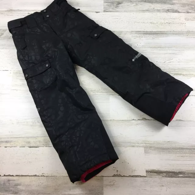 Columbia Omni Tech Kids Toddler Snow Pants 6X Black Bugaboo Snowboard