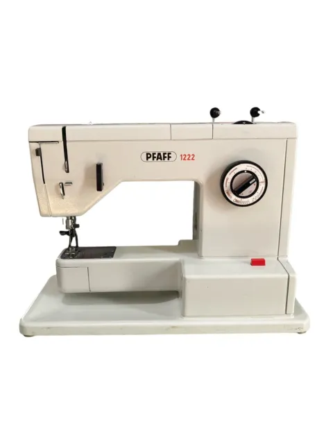 PFAFF 1222 Sewing Machine Western Germany - Untested No Foot Pedal As Is