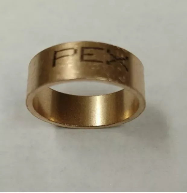 (Bag of 100) Viega PureFlow 43640, 3/4" PEX Copper Crimp Ring