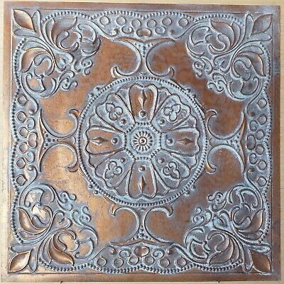 Faux tin vintage Ceiling tiles weather copper decor wall panels PL71 10pcs/lot