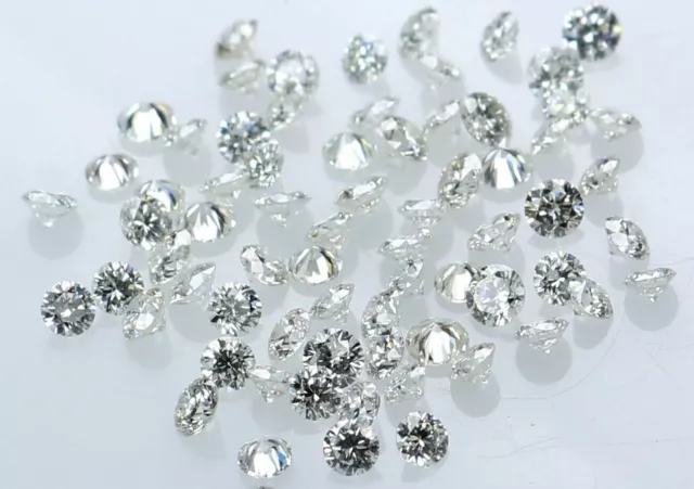 Natural Loose Diamonds 100% Natural Round Brilliant Cut size1.60-1.70mm 1-Stone