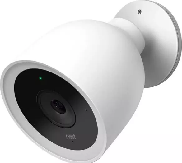 Cámara de seguridad para exteriores Google Nest IQ blanca sin caja