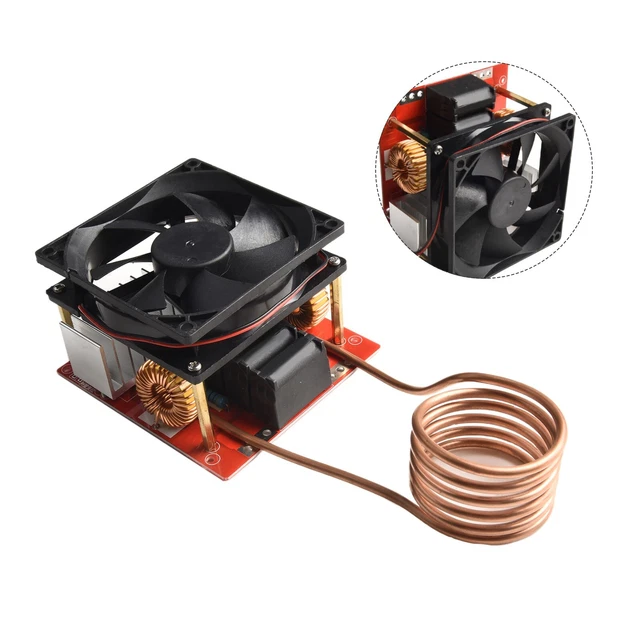 Kit Fai Da Te Riscaldatore A Induzione ZVS, 120W/1000W/1800W, Modulo Con Ventola, Nuovo