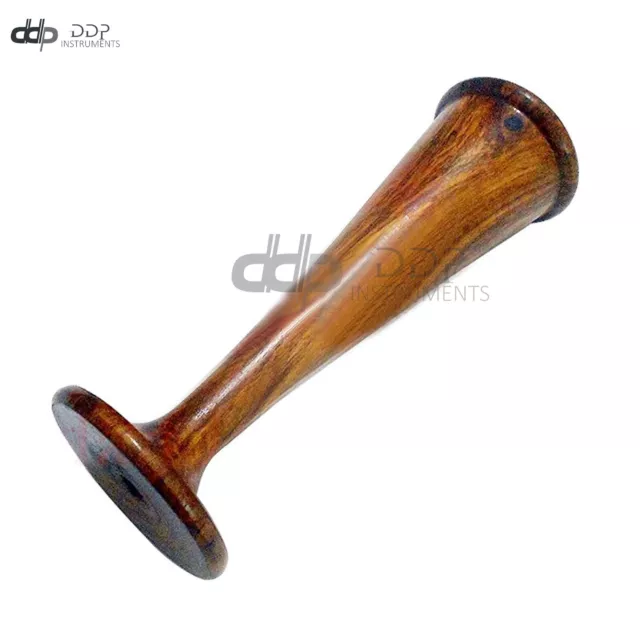 Wooden Pinard Stethoscope Baby Fetal Heartbeat Monitor Diagnostic GYNO NEW