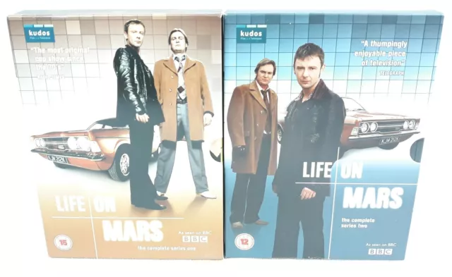 Life on Mars - The Complete Series Season 1 & 2 One & Two - Pal UK DVD Box Sets