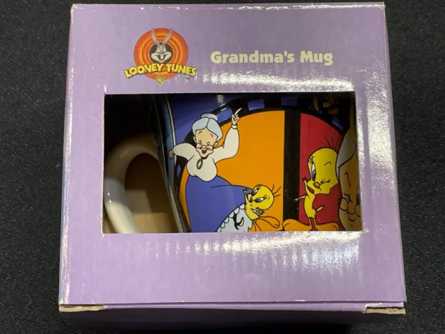 looney tunes 1999 grandmas mug tweety bird coffee mug