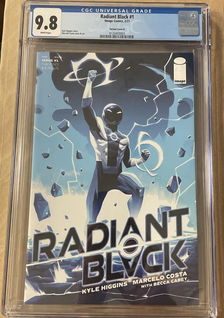 Radiant Black #1 (1:10 Costa Variant Cover D) CGC 9.8 White Pages - Image 2021