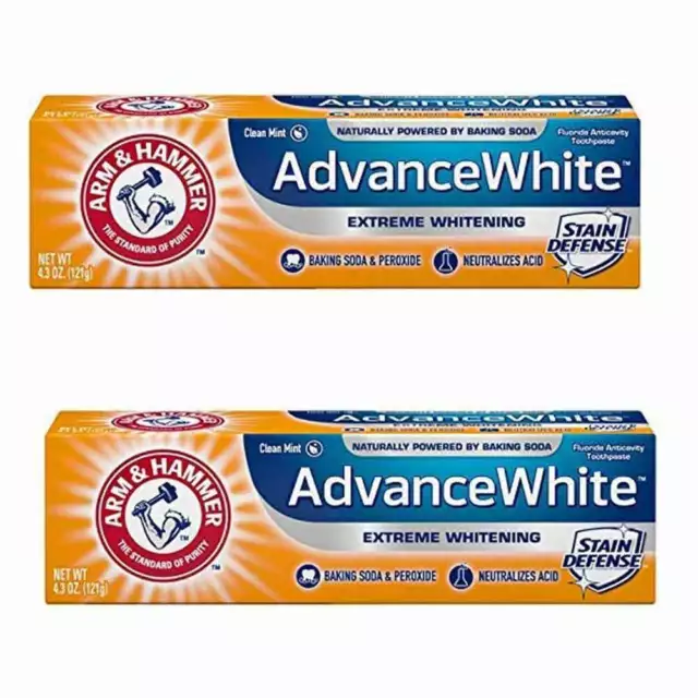 2 - ARM & HAMMER Advance White Baking Soda-Peroxide Toothpaste Extreme Whitening